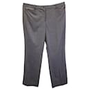 Pantaloni strutturati Michael Kors in lana vergine grigia