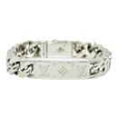 Bracelet chaîne monogramme Louis Vuitton Bracelet métal M00269 en bon état