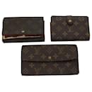 LOUIS VUITTON Monogram Wallet 3set LV Auth 45620 - Louis Vuitton