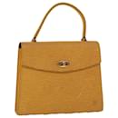 LOUIS VUITTON Epi Malesherbes Hand Bag Tassili Yellow Jonne M52379 auth 45445 - Louis Vuitton