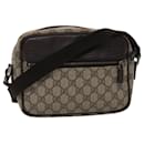 GUCCI GG Canvas Shoulder Bag PVC Leather Beige 114291 Auth ki3060 - Gucci