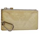 LOUIS VUITTON Monogram Vernis Pochette Cles Geldbörse Pearl M91348 Auth 45743 - Louis Vuitton