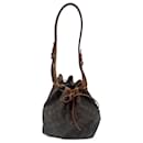 Brown Coated Canvas Louis Vuitton Petit Noe
