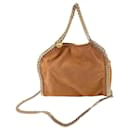 Falabella Mini Vegan Fabric Brown Bag - Stella Mc Cartney