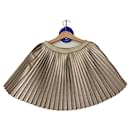 Gold pleated skirt girl - Autre Marque