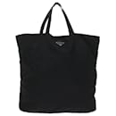 PRADA Tote Bag Nylon Black Auth bs6380 - Prada