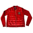 Red knit bomber jacket - Moncler
