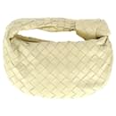 Bottega Veneta Mini Jodie Shoulder Bag in Cream Leather