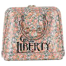 Gucci 1955 Bolso tote floral Horsebit Liberty London en cuero multicolor
