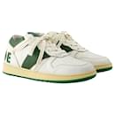 Rhecess Low Sneakers - Rhude - Leather - White/green - Autre Marque