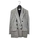 ****ISABEL MARANT ETOILE Checked lined Breasted Blazer - Isabel Marant Etoile