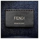 Fendi Blue Mini Denim Zucca Mon Trésor