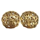 ***CHANEL  [OLD] Vintage Coco Mark Earrings - Chanel