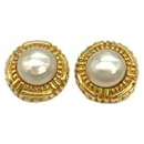 ***CHANEL  Fake pearl earrings 2P set - Chanel