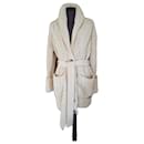 Jaqueta de malha crua de lã Burberry - Burberry Brit