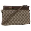 GUCCI GG Canvas Web Sherry Line Shoulder Bag Beige Red 904.02.035.. auth 48148 - Gucci