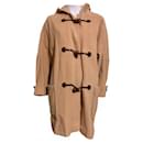 Burberry vintage cashmere blend hooded duffle coat