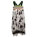 ETRO, Multicolored overall dress with embroidery - Etro