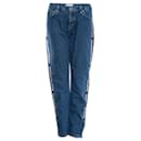 Calvin Klein, Jeans blu con finiture logate