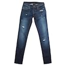 Genetic Denim, blue jeans with rips - Autre Marque