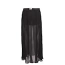 REPLAY, Dark gray semi-transparent dress with strokes in size XS. - Autre Marque