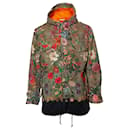 gucci, Flora snake print quilted parka - Gucci
