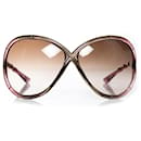 Tom Ford, Simone sunglasses in green and pink