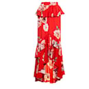 MISA, Lucia skirt in poppy floral. - Autre Marque