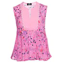 Elisabetta Franchi, Pink top with print.