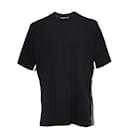 Y3, T-shirt nera con righe.