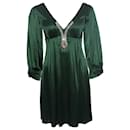 Cinema, emerald green dress - Autre Marque