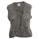 Chanel, gilet multicolore gris