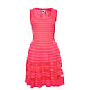 MISSONI, Korallenrosa gestreiftes Lurexkleid - Missoni