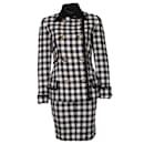 Gianni Versace Couture, Military checkered coat and skirt