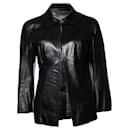 Costume National, Black leather jacket
