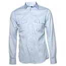 Givenchy, light blue shirt with pockets