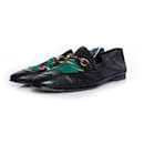 gucci, Horse bit loafers with panther - Gucci