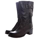Barbara Bui, black leather boots