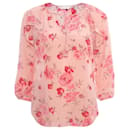 Rebecca Taylor, pink blouse with flower print