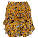 Isabel Marant Etoile, Ruffle skirt in yellow