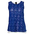 Clu, lace top in blue with ribbon - Autre Marque