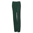 SIYU, green trousers with graphic print - Autre Marque