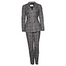 Suistudio, Checkered suit in grey - Autre Marque