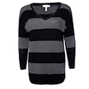 Joie, Grey and Black striped sweater