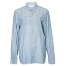 ALL SAINTS, Light blue polkadot blouse in size M. - Autre Marque