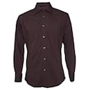 Brian Dales, Brown shirt in size 17/43 (XXL). - Autre Marque