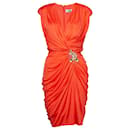 BLUMARINE, Robe drapée orange - Blumarine