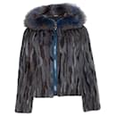 Philipp Plein, Hooded fur zip jacket