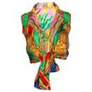 Gianni Versace Couture, knot tie shirt