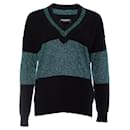 Repeat, black with green lurex sweater. - Autre Marque